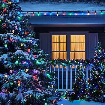 Amazon.com: Dazzle Bright C9 Christmas String Lights